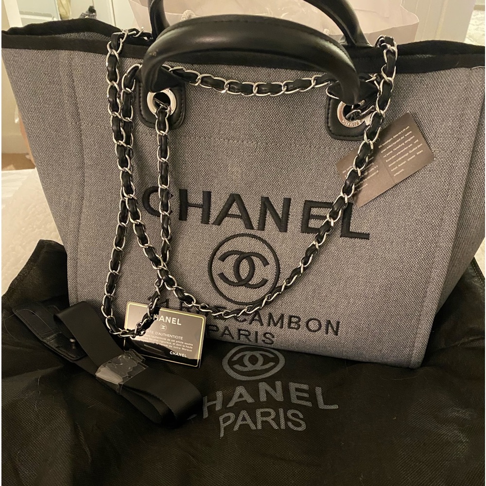 Chanel Woven Deauville Tote